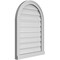 Ekena Millwork Round Top Surface Mount PVC Gable Vent: Functional, w/ 2"W x 2"P Brickmould Sill Frame, 22"W x 30"H GVPRT22X3003SF - alternate 2